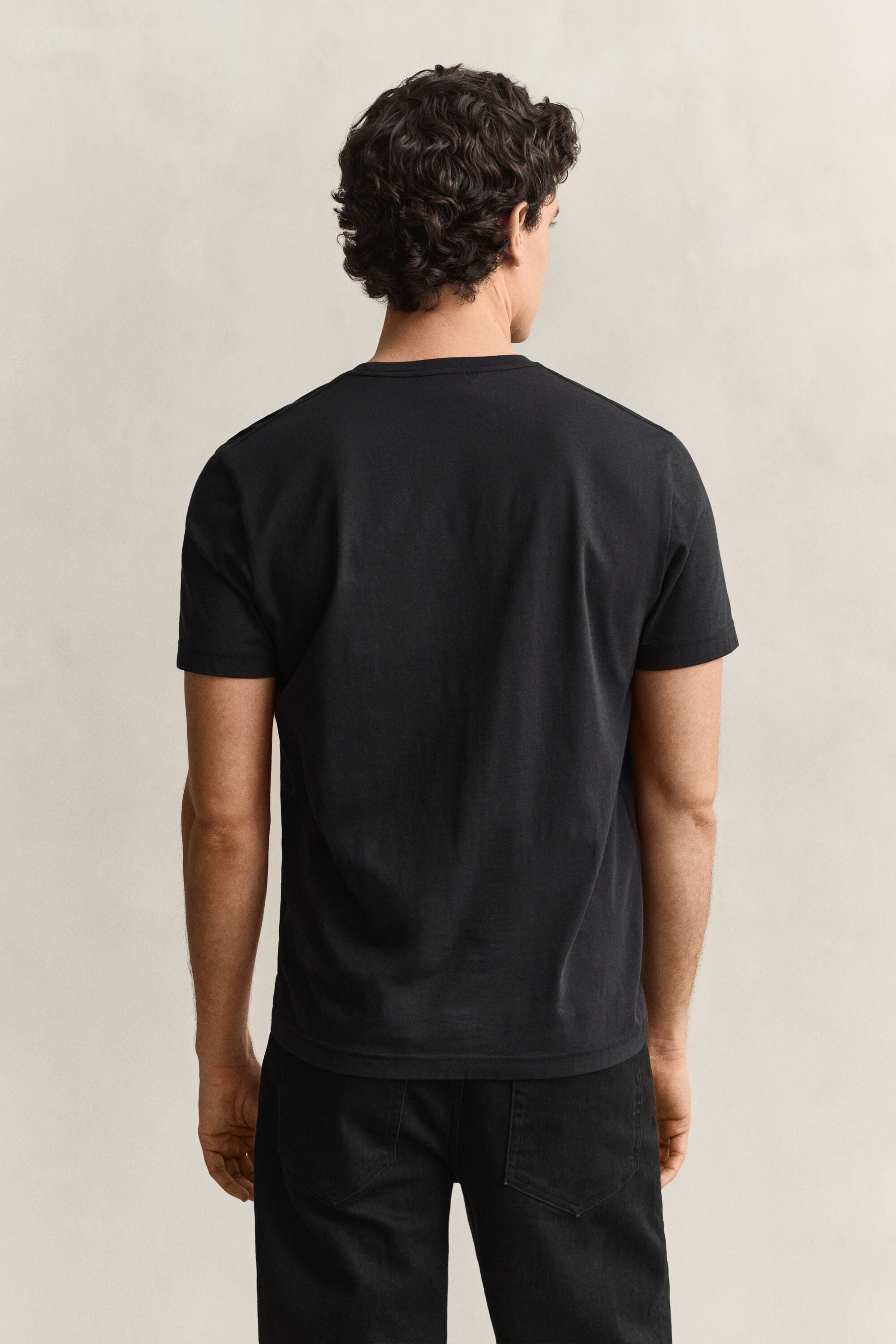 Regular T-shirt med skjold