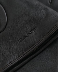 Læderhandsker med knapper