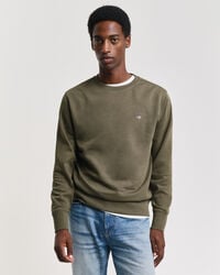 Seasonal Essential broderet Archive Shield sweatshirt med crewneck