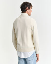 Nautical Flags sweater med halv lynl&aring;s