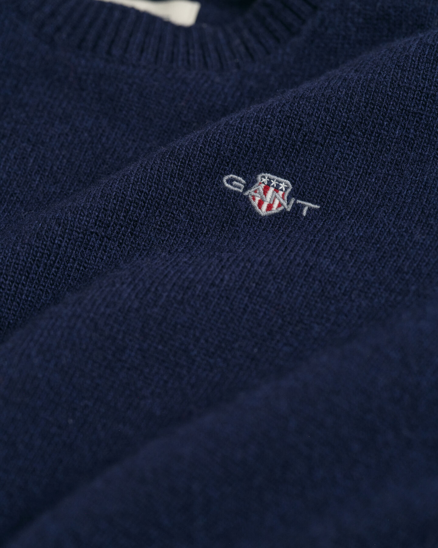 Kids crewneck sweater af lammeuld