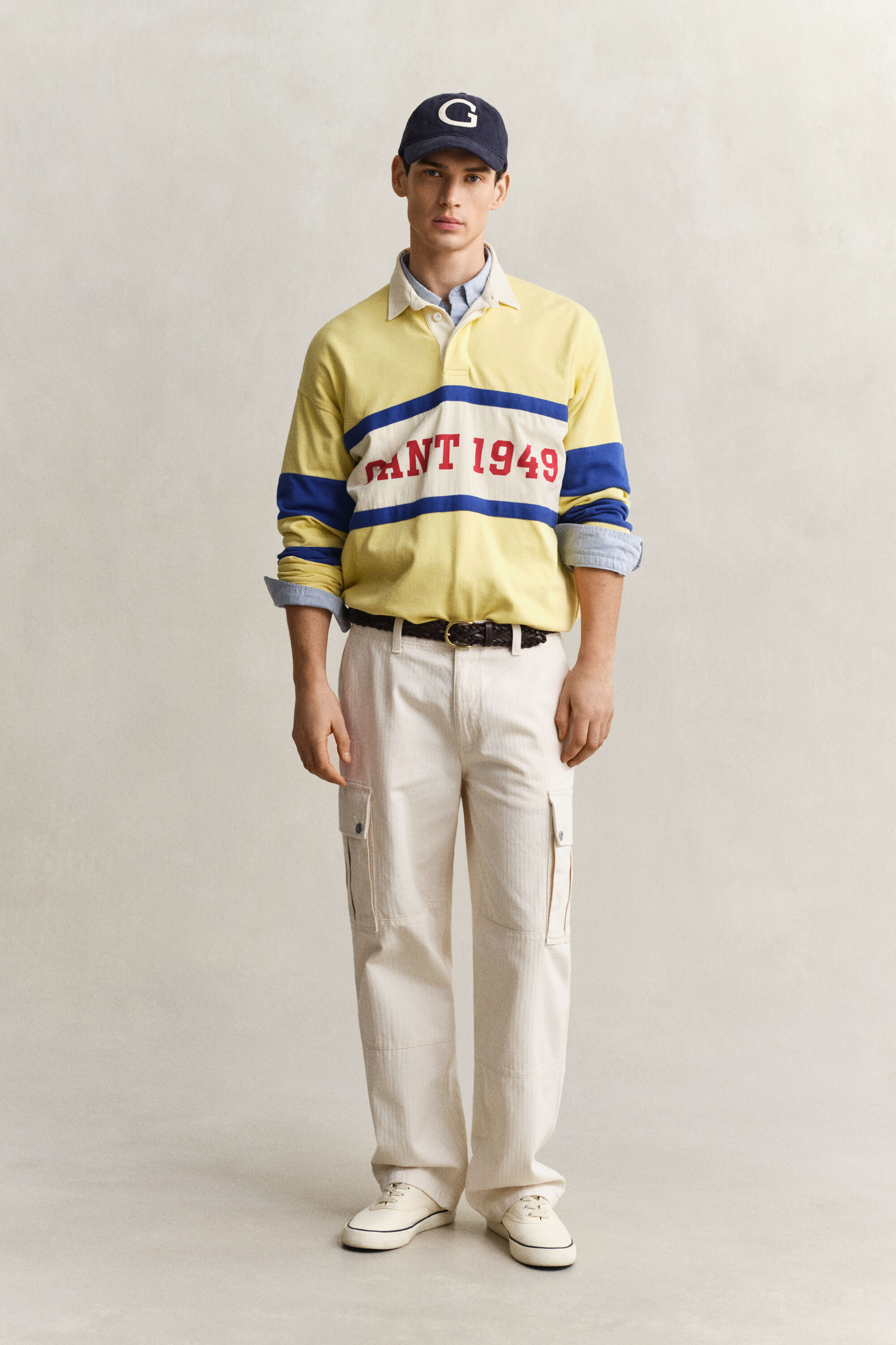 Sildebensmønstrede cargobukser