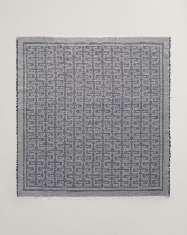 G Patterned let uldhalstørklæde