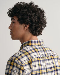 Regular fit ternet børstet Oxford skjorte