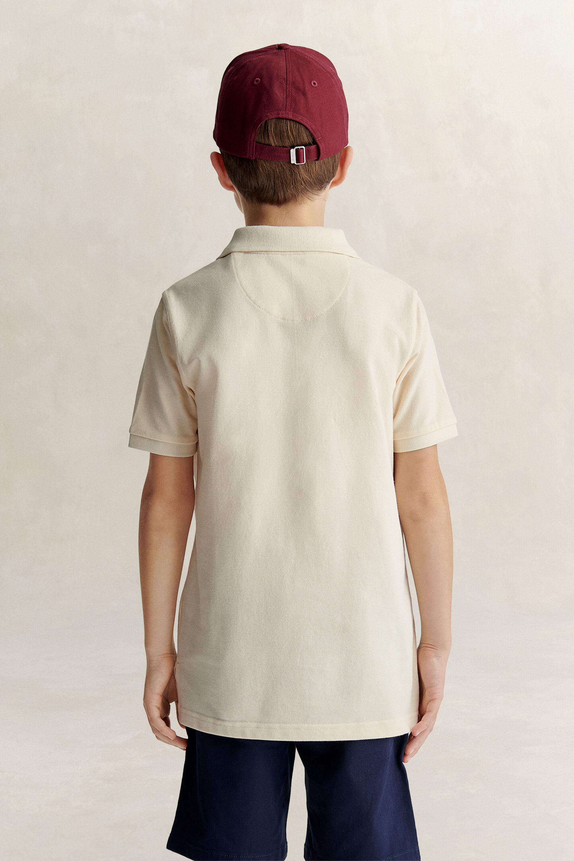 Teens Shield piqué poloskjorte