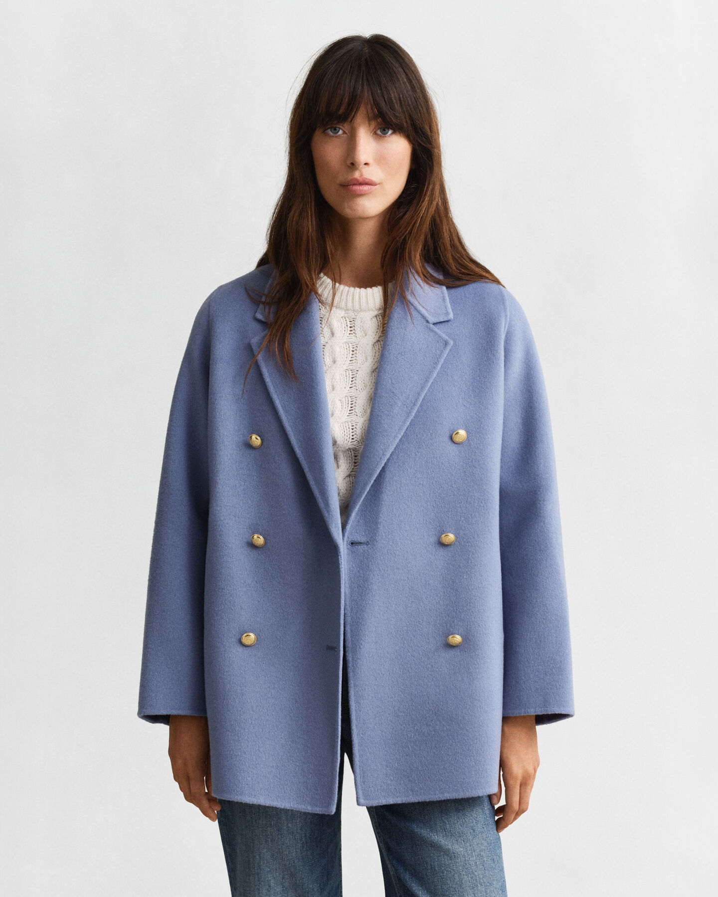 Sømandsjakke med håndsyede detaljer