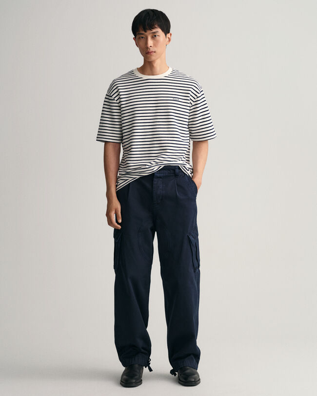 Stribet tung T-shirt