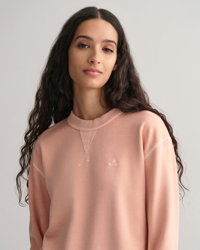 Sunfaded sweatshirt med crewneck
