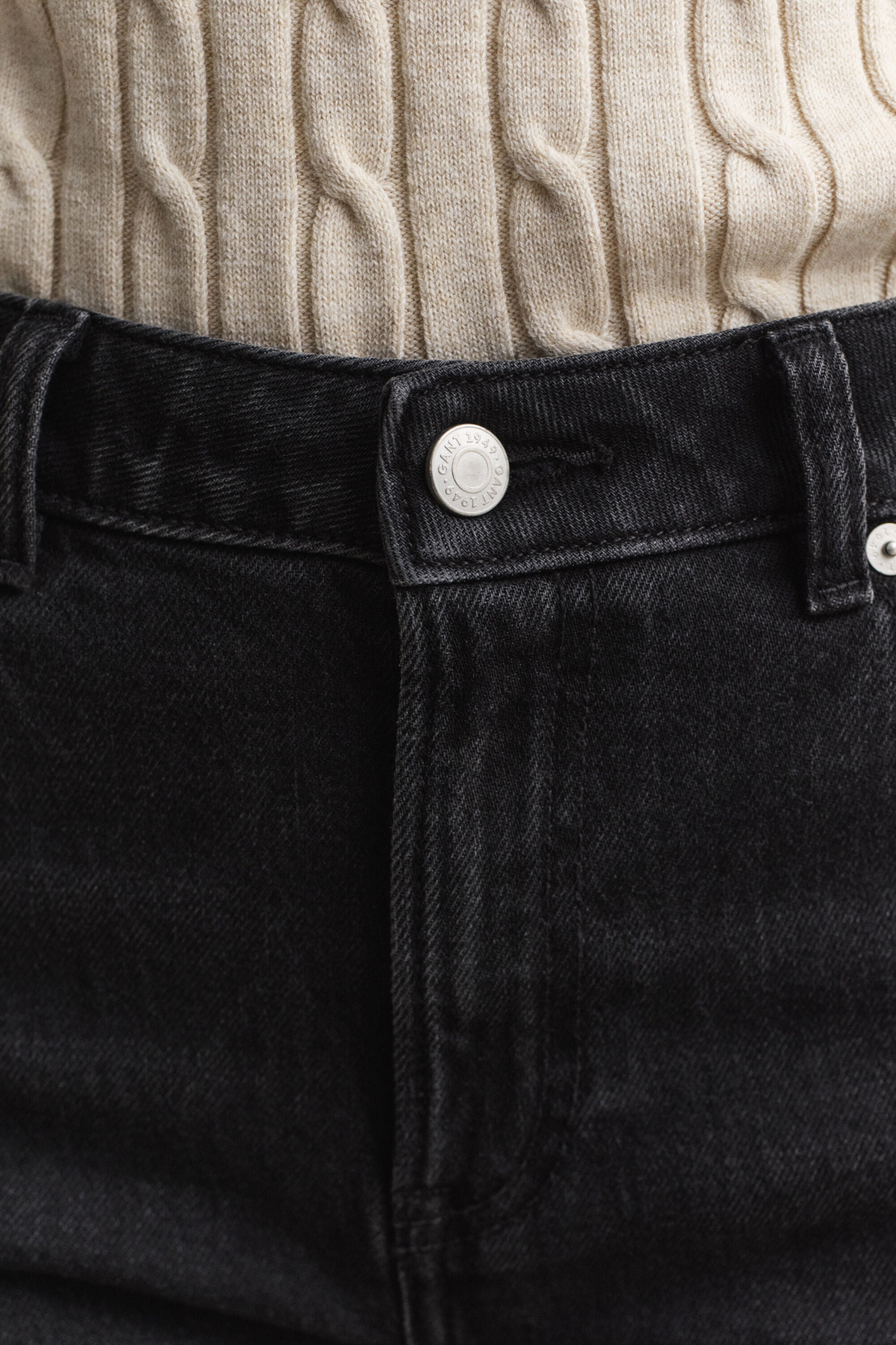 Jeans med lige ben og stræk