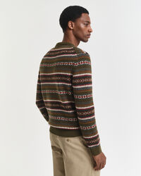 Fair Isle sweater med crewneck