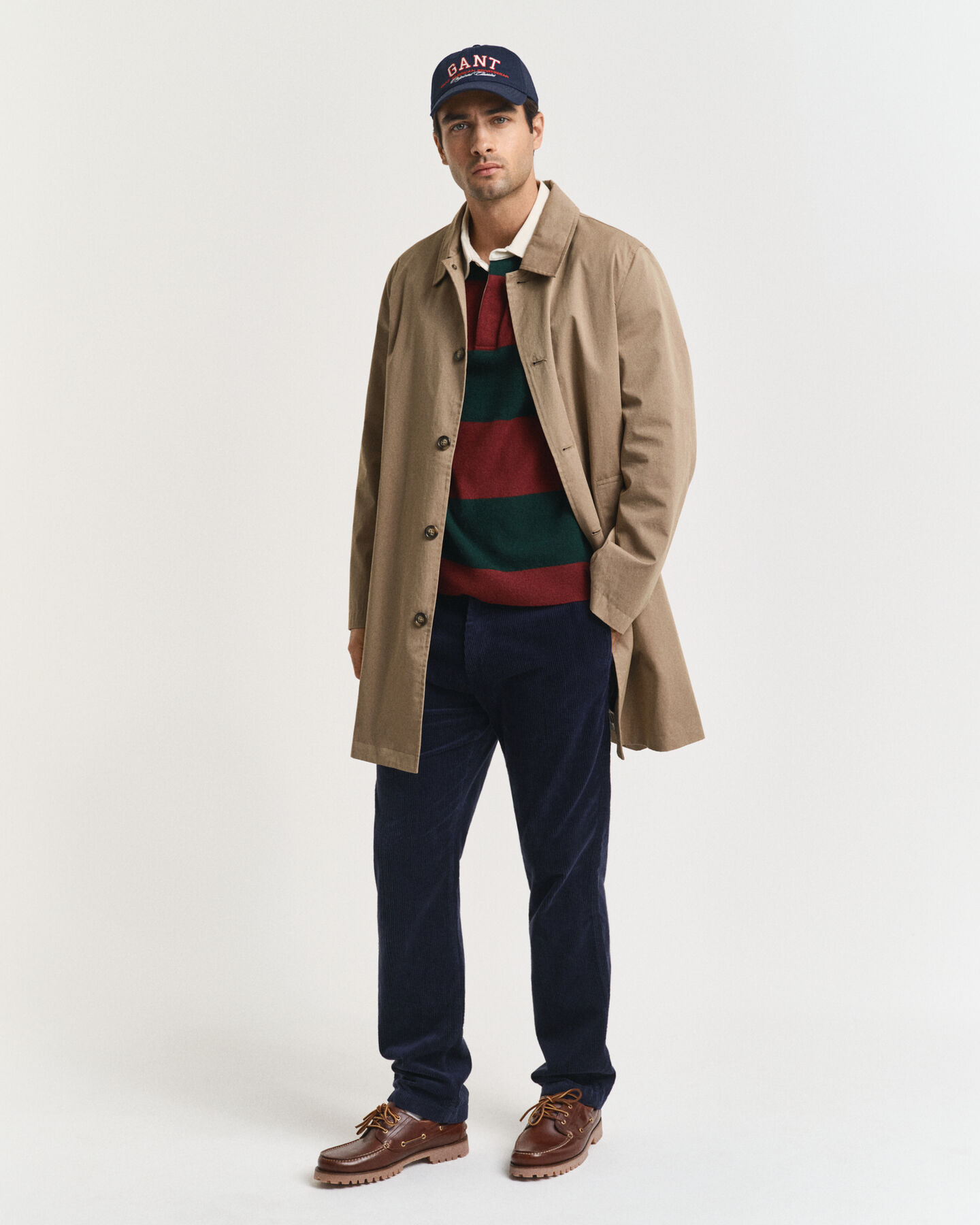 Stribet Rugger sweater af ekstra fin lammeuld