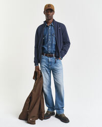 Cardigan af ekstra fin lammeuld med lynlås