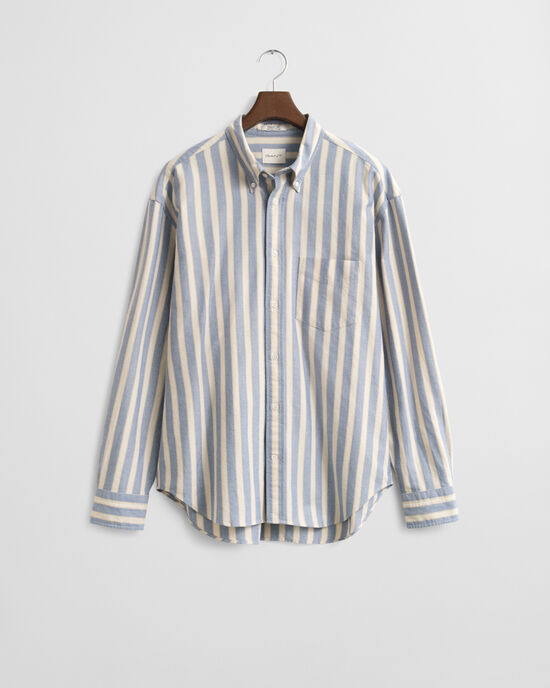 Relaxed fit Heritage Oxford-skjorte med striber