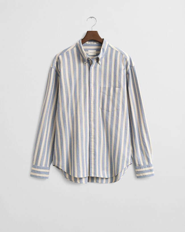Relaxed fit Heritage Oxford-skjorte med striber