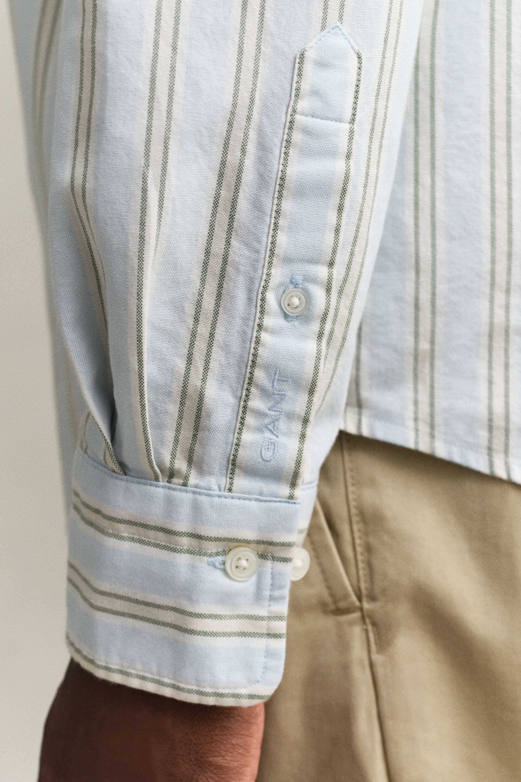 Stribet Archive Oxford skjorte