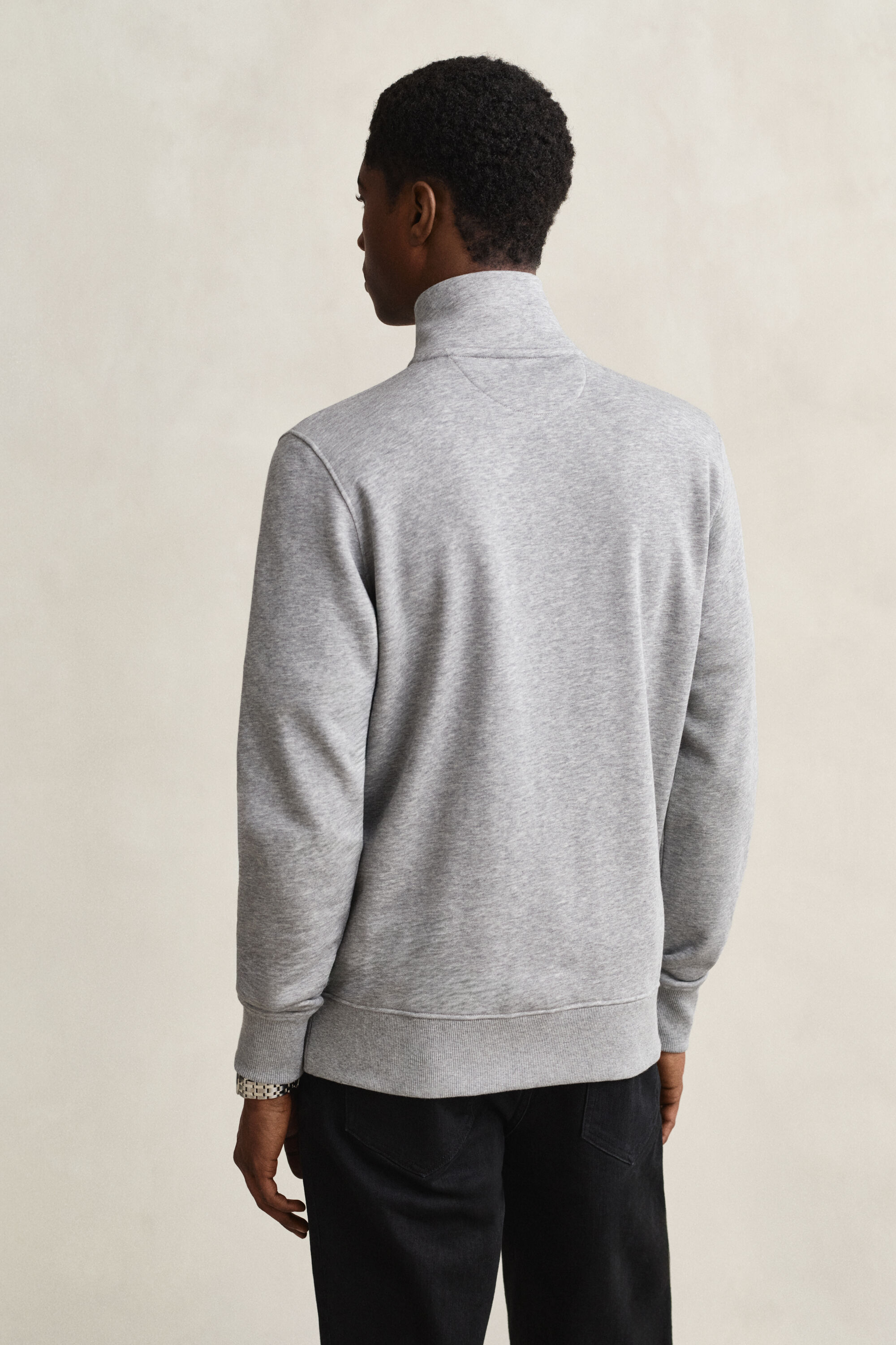 Shield sweatshirt med lynlås