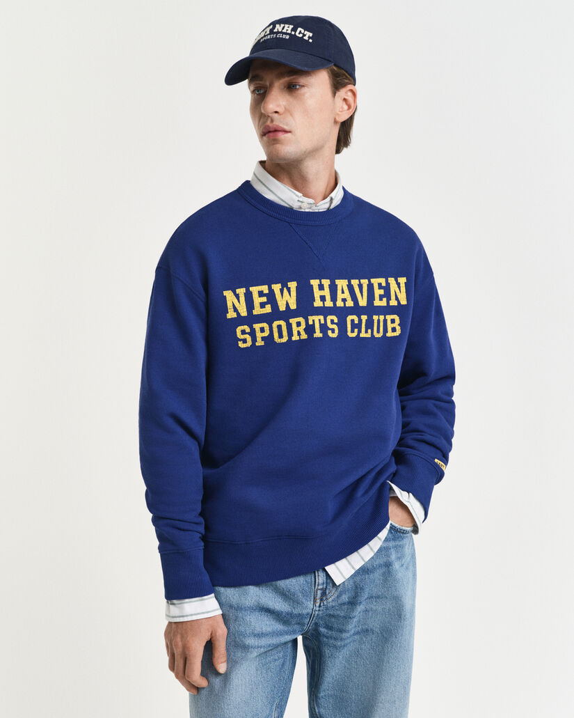 Graphic sweatshirt med crewneck