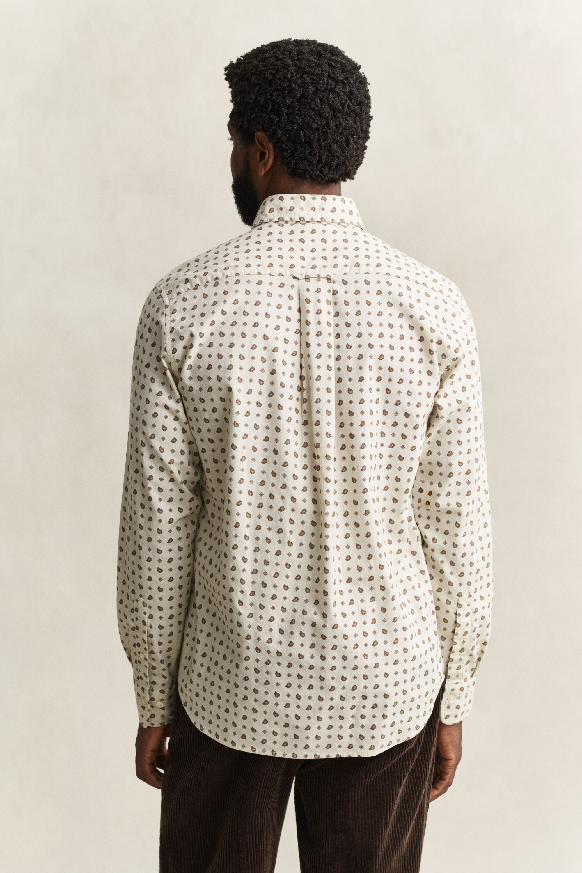 Paisley skjorte i twill