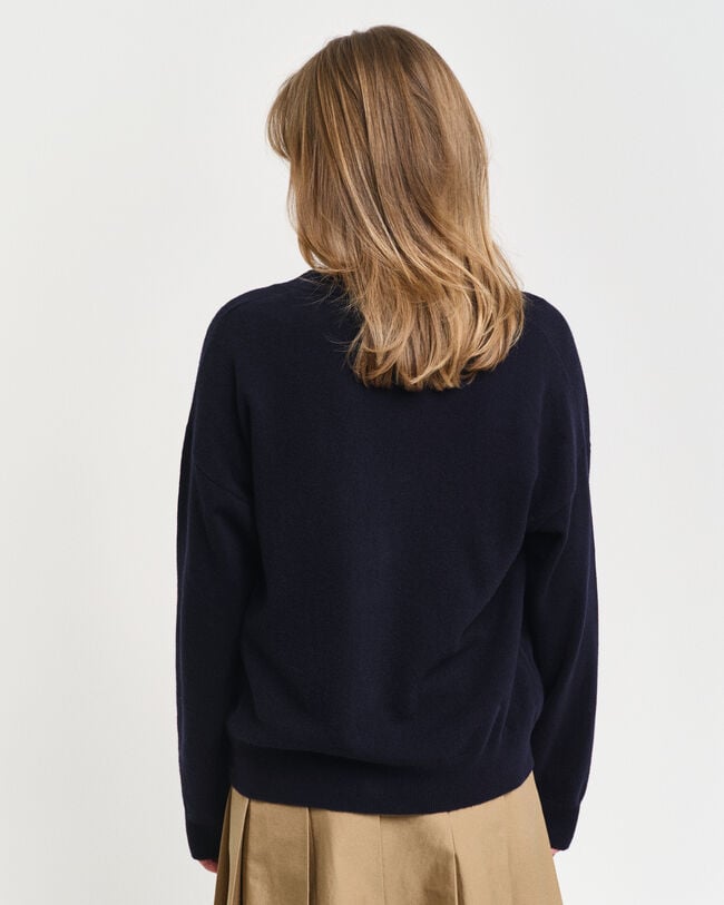 Cardigan af ekstra fin lammeuld