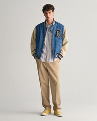 Regular fit stribet Archive Oxford-skjorte 