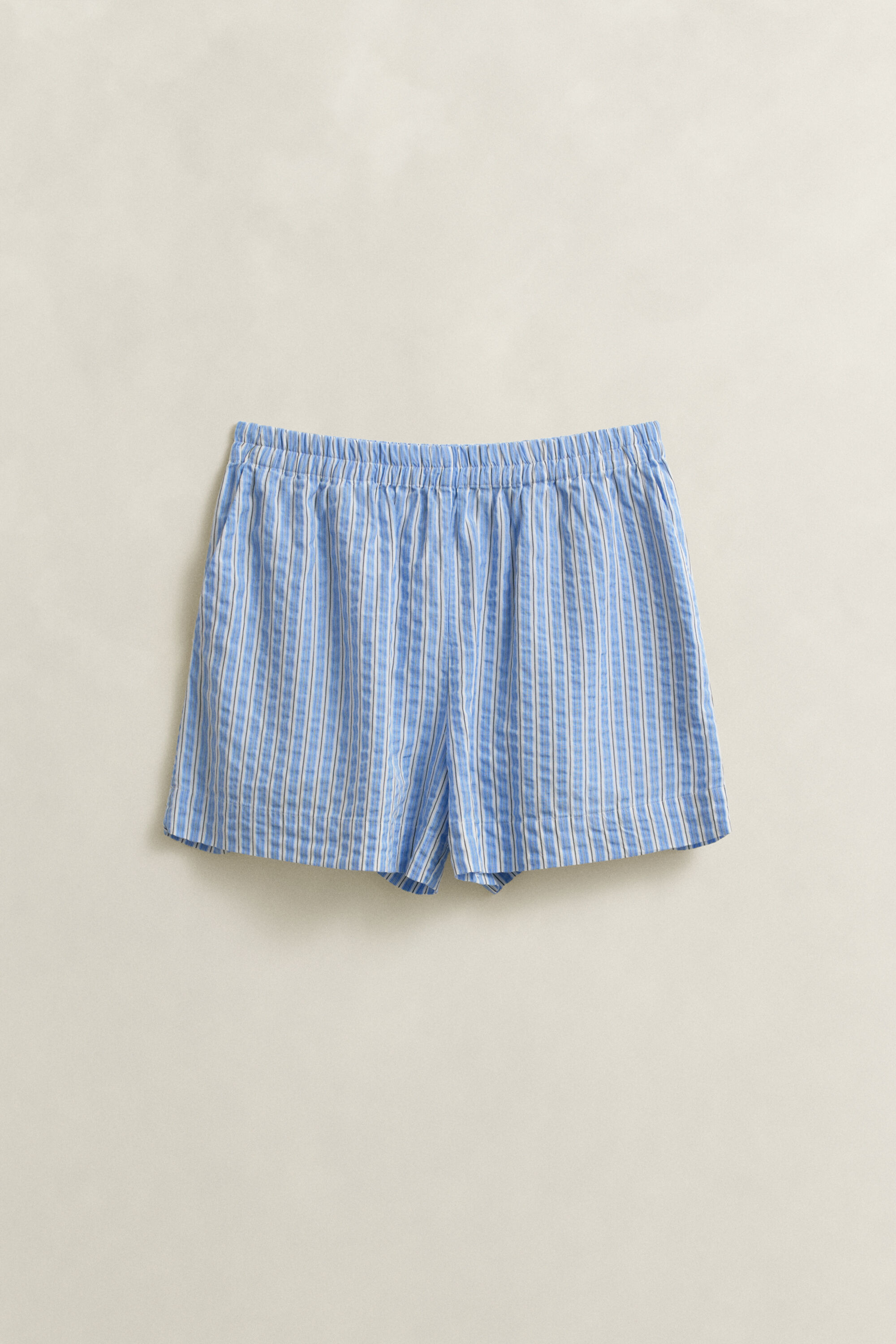 Stribede seersucker shorts
