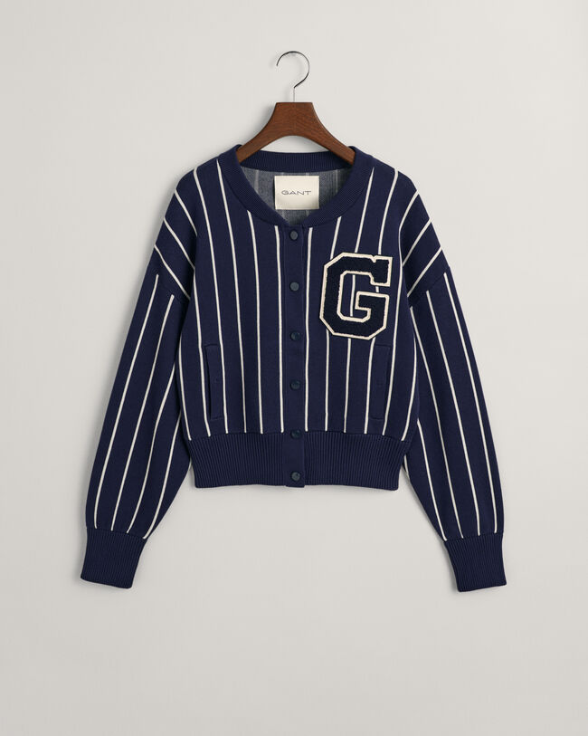 GANT Varsity strikket bomber-cardigan
