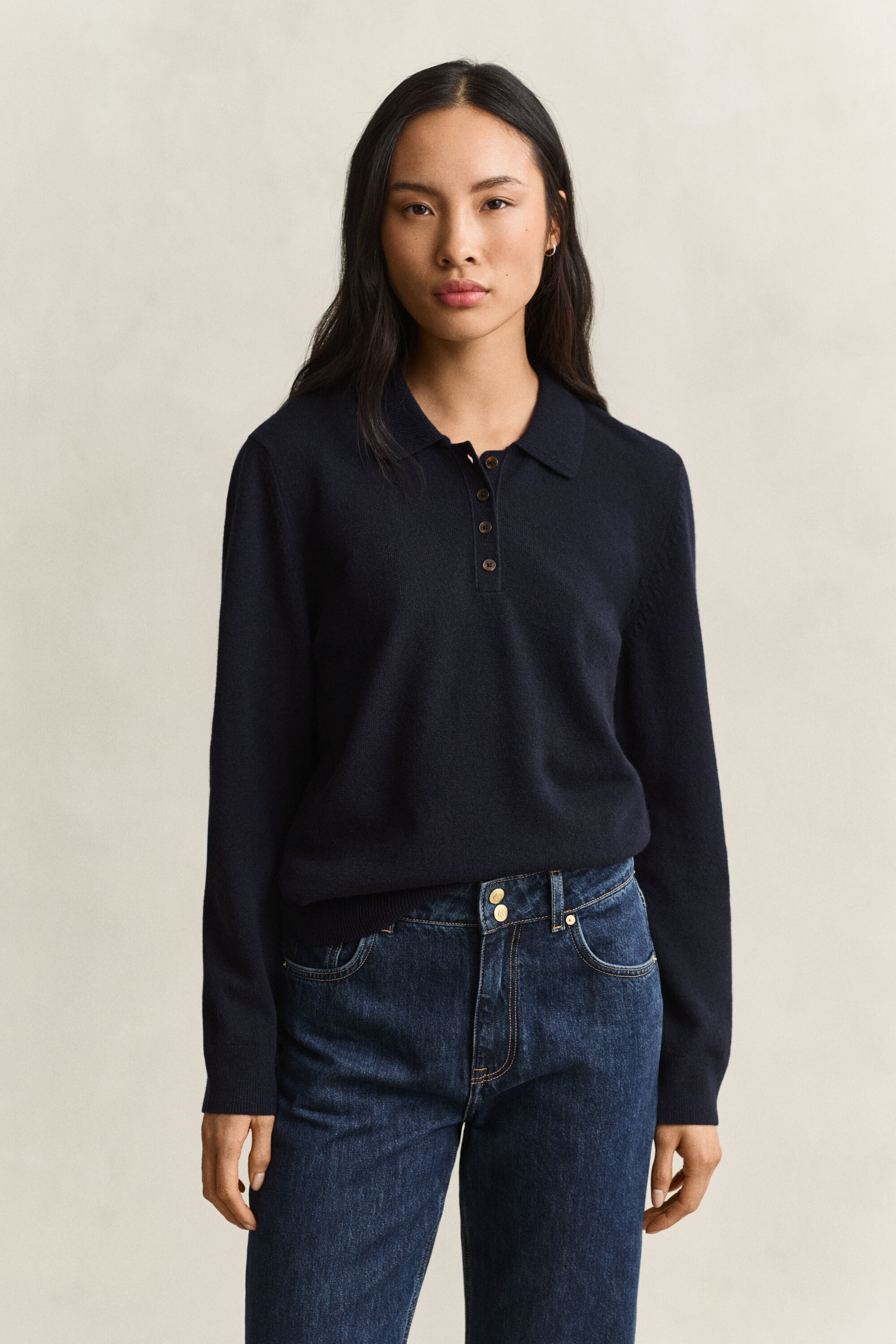 Rugger sweater i lammeuld