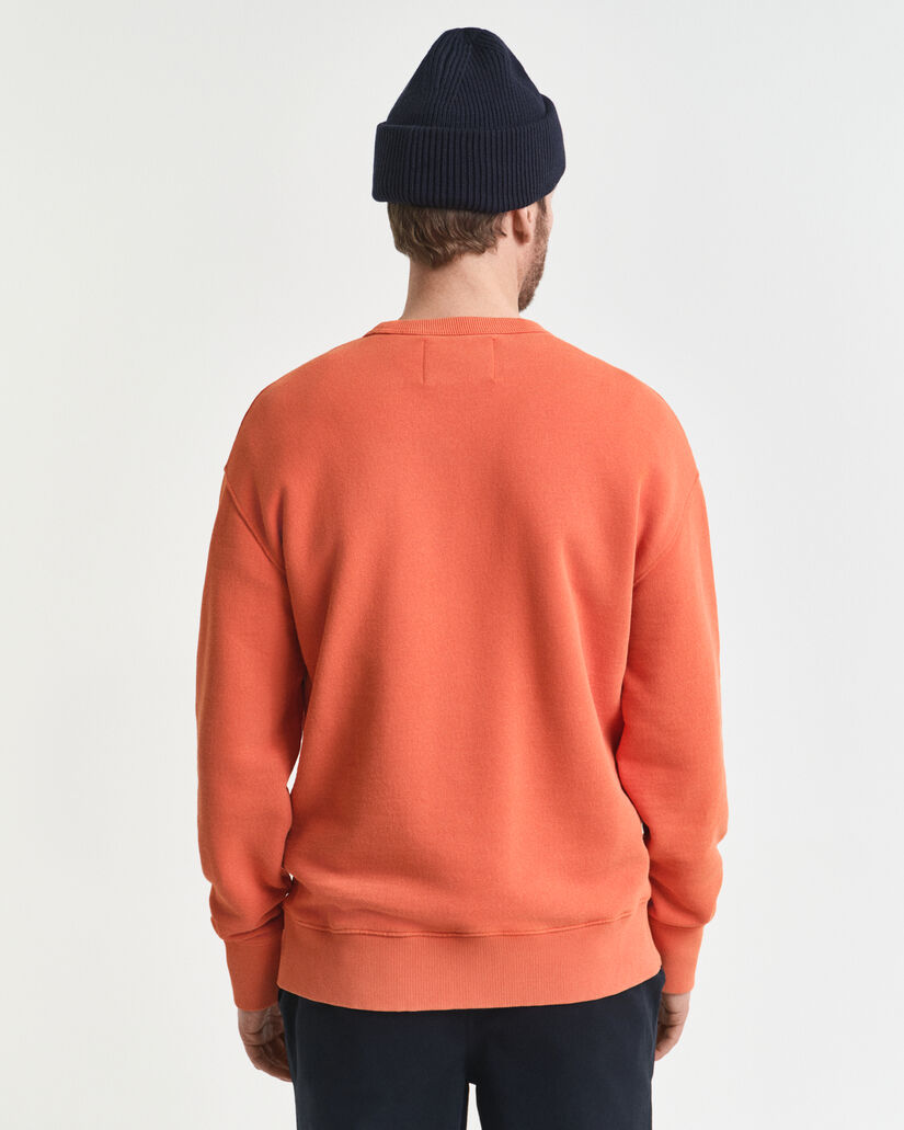 Sweatshirt med college-grafik og crewneck