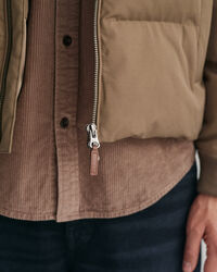 Vatteret pufferjakke i flannel