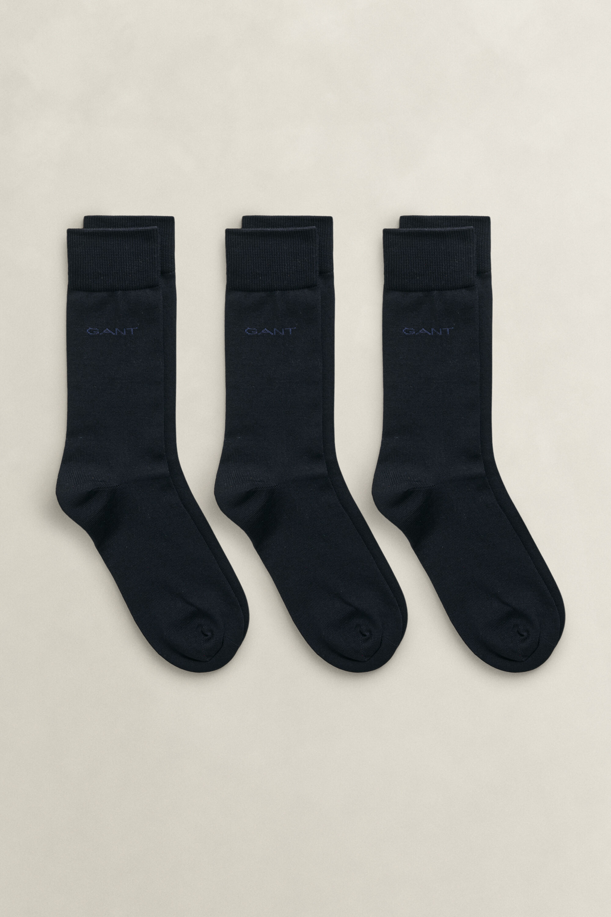 3-Pack merceriserede bomuldssokker