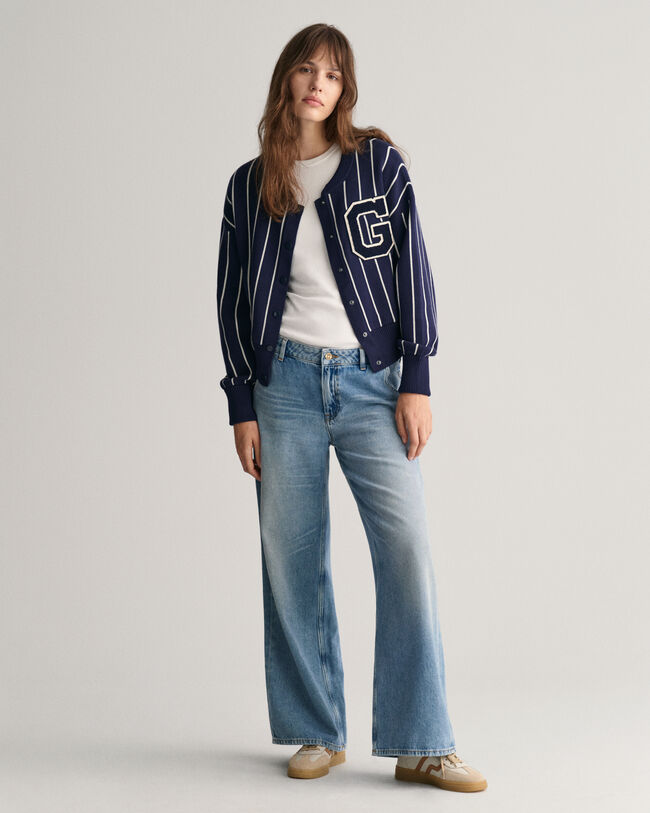GANT Varsity strikket bomber-cardigan