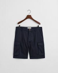 Relaxed fit cargoshorts af twill