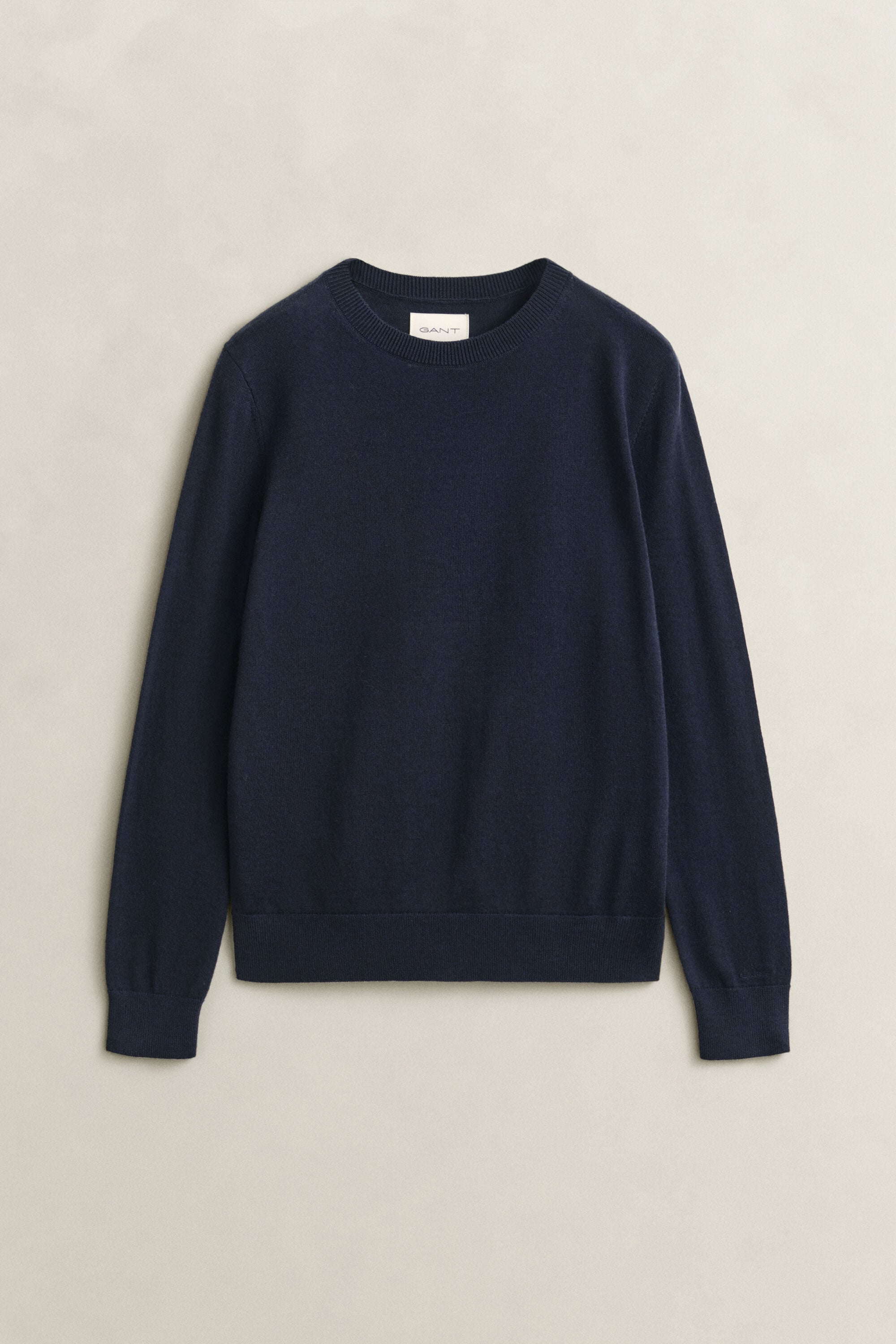 Crewneck sweater af ekstra fin merinould