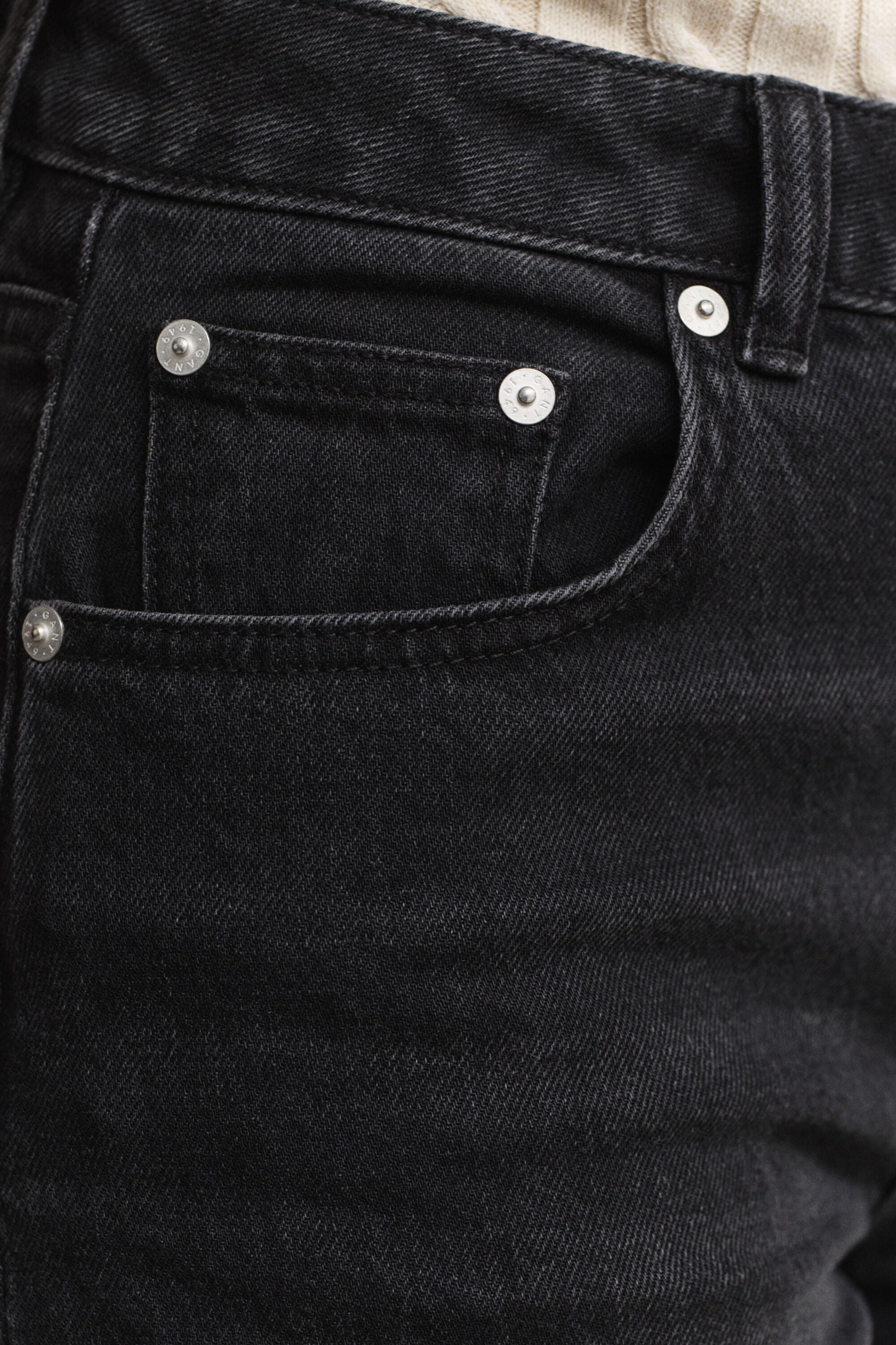 Jeans med lige ben og stræk