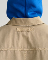 Garment-dyed overskjorte i twill