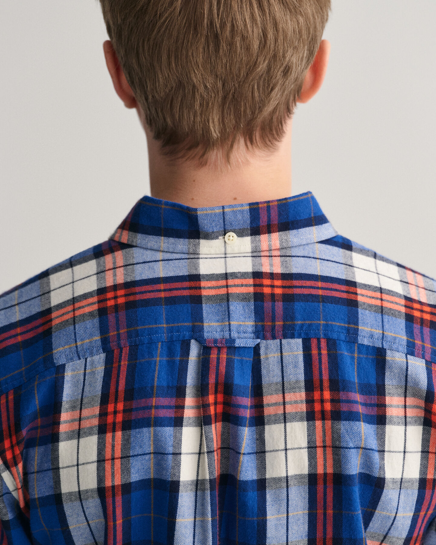 Teen Boys Regular fit ternet flannelskjorte