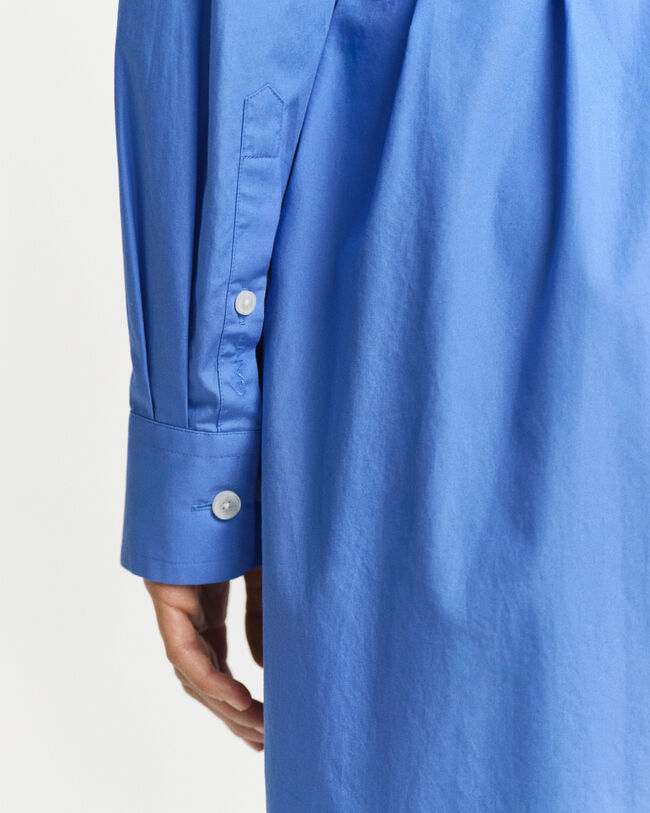 Poplin skjortekjole