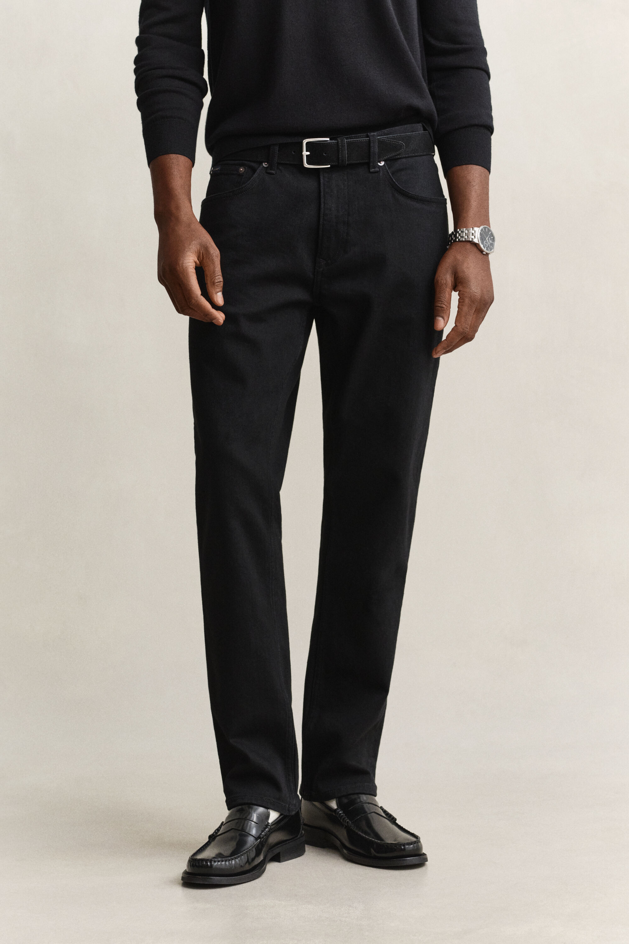 Regular fit jeans i let vask