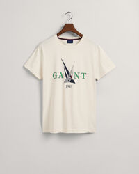 T-shirt med Sail-tryk