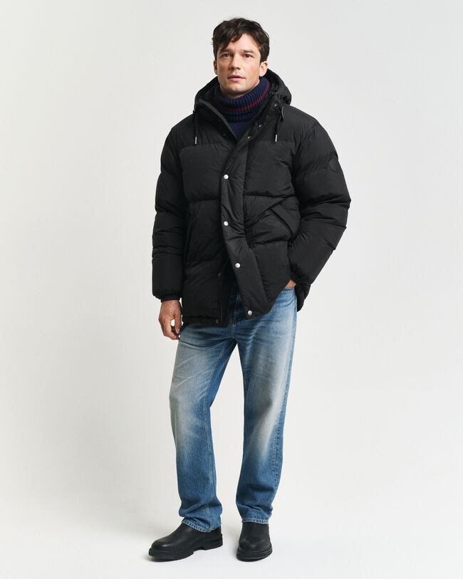 Vinter-pufferjakke med dun