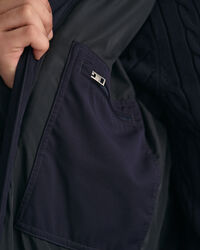 Vatteret pufferjakke i flannel