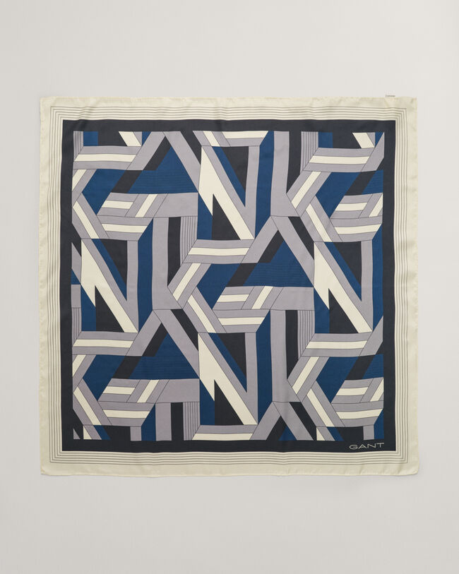 Silketørklæde med Letters-tryk