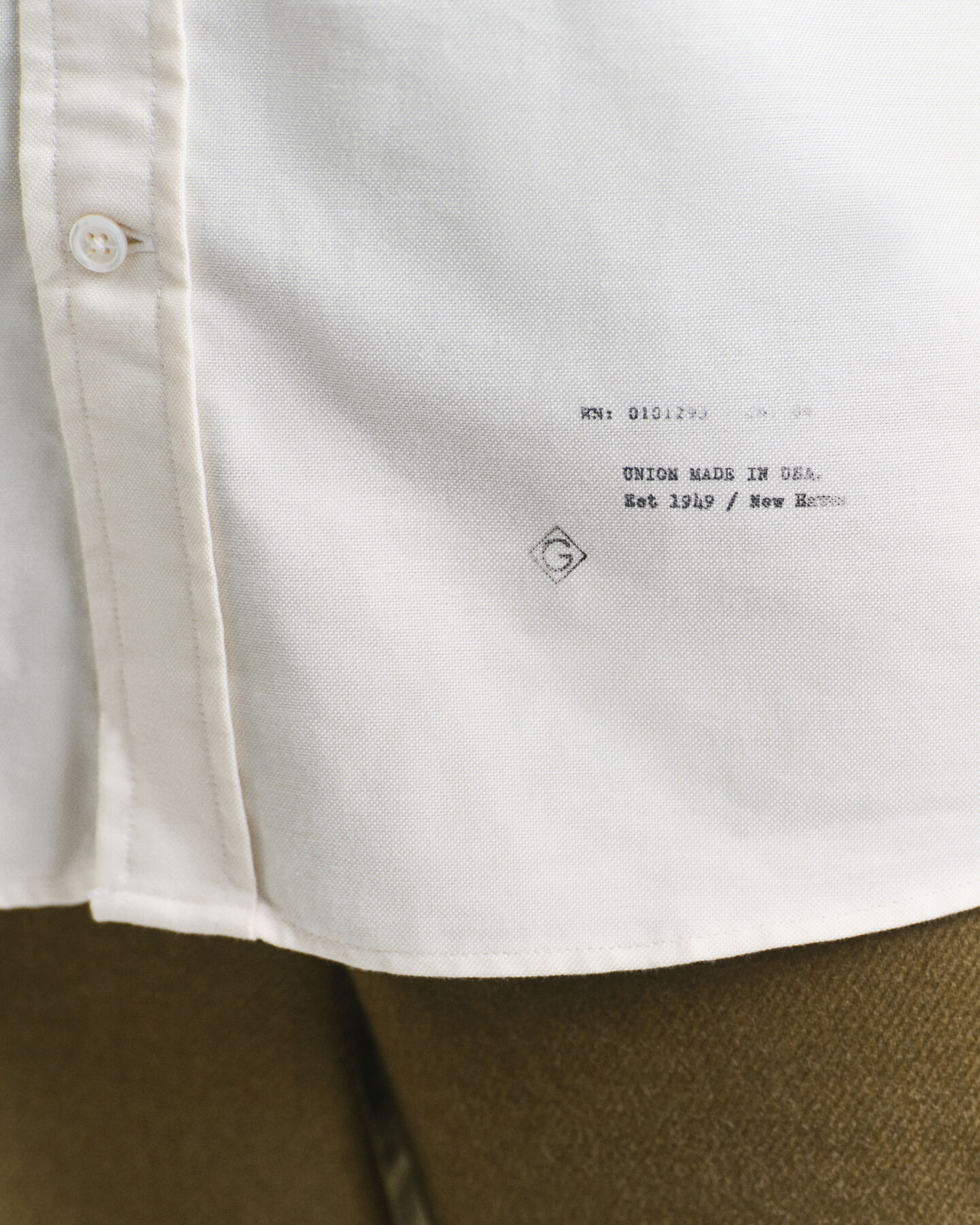 Relaxed fit US Oxford-skjorte