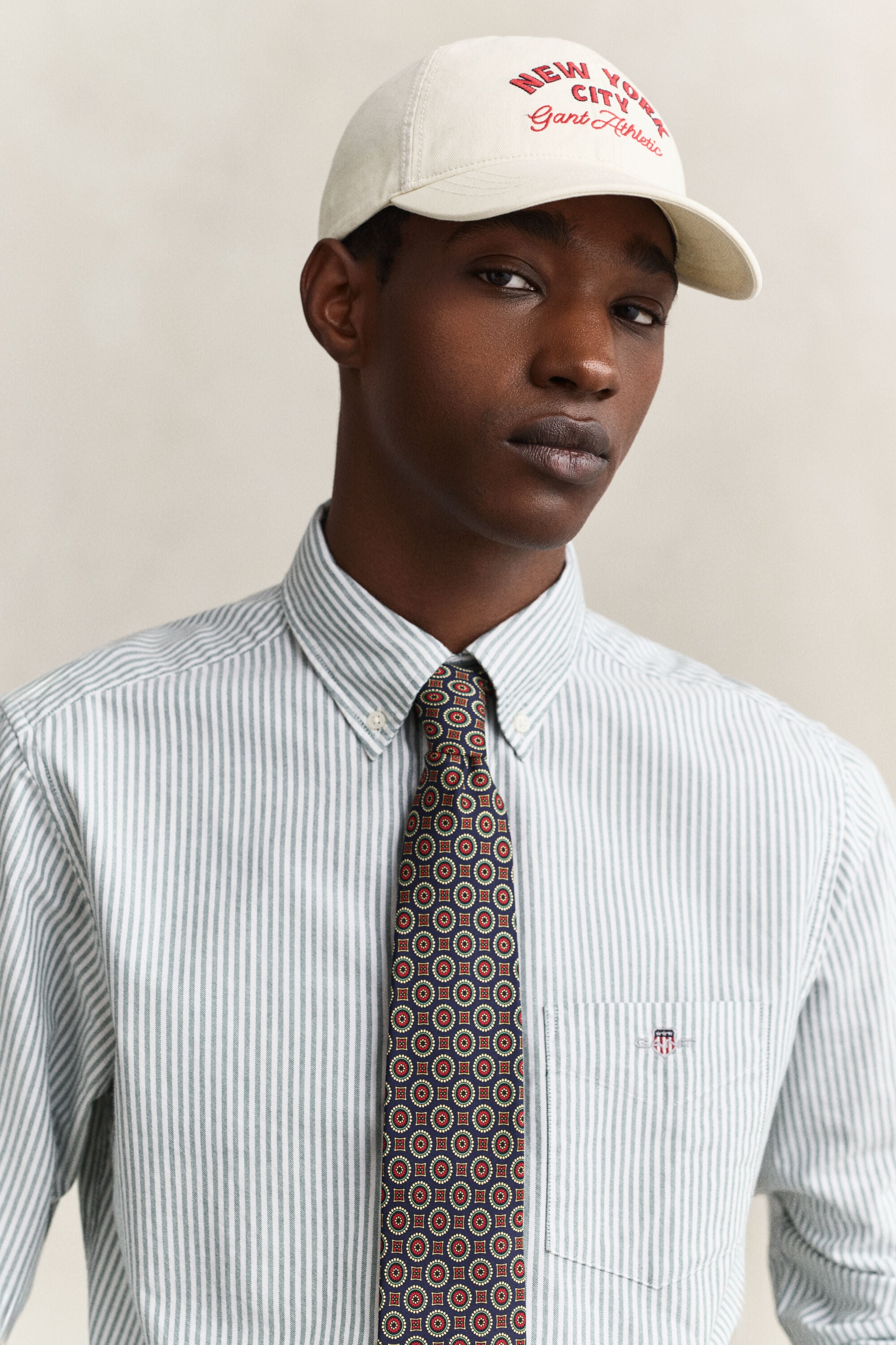 Classic Regular Oxford skjorte med striber