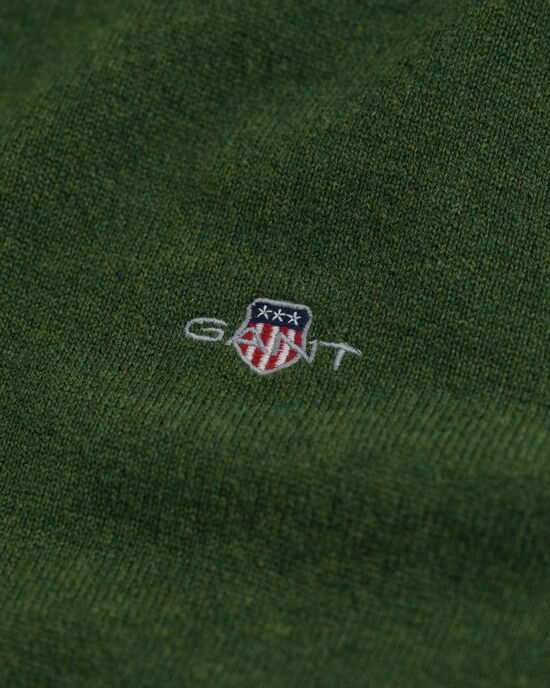 Crewneck sweater i ekstra fin lammeuld