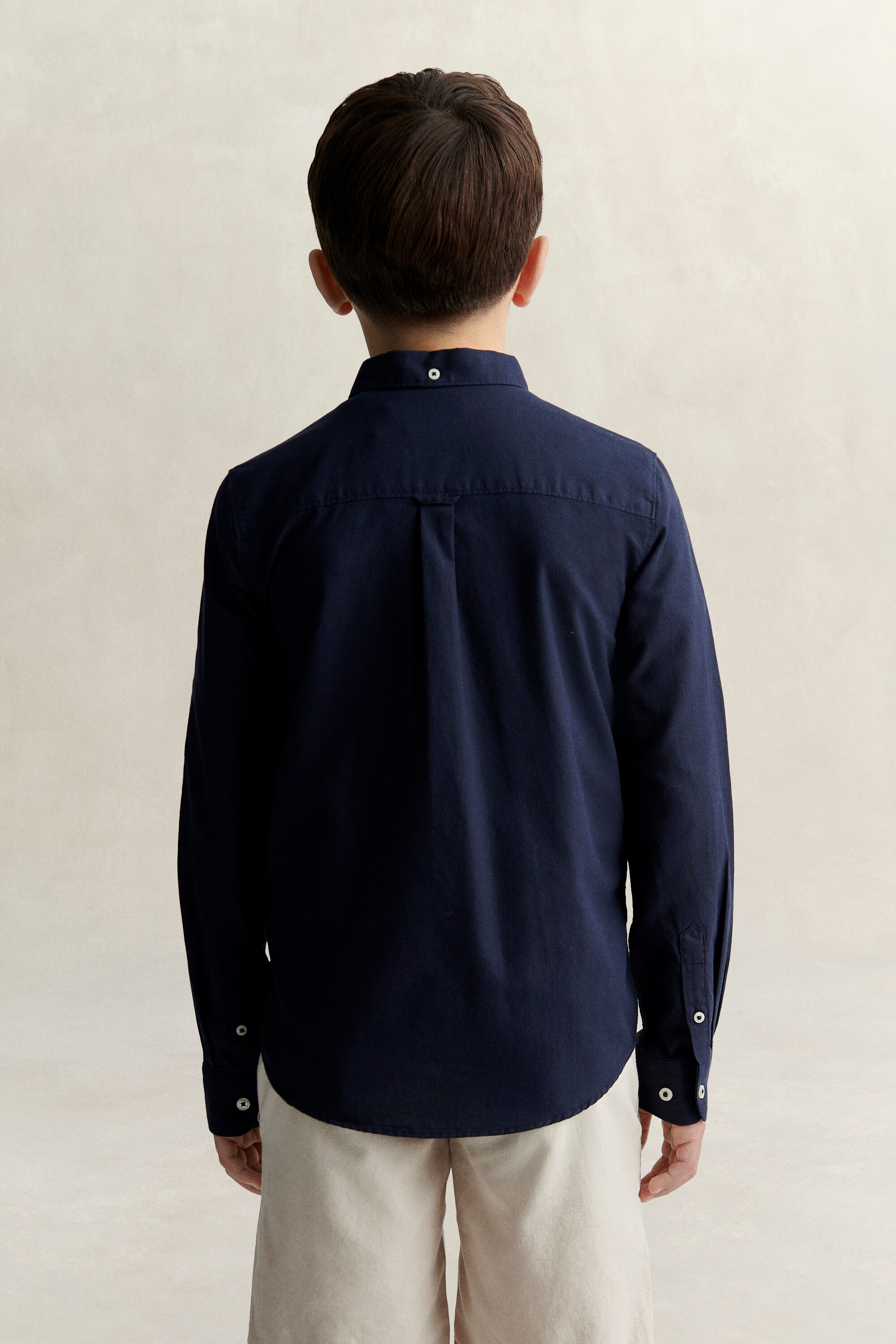 Teen Boys Shield Oxford skjorte