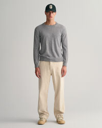 Loose fit jeans af jernbanefløjl