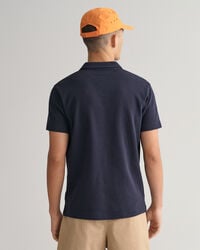 Waffle Texture piqué poloskjorte