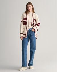 GANT Varsity cardigan med V-hals