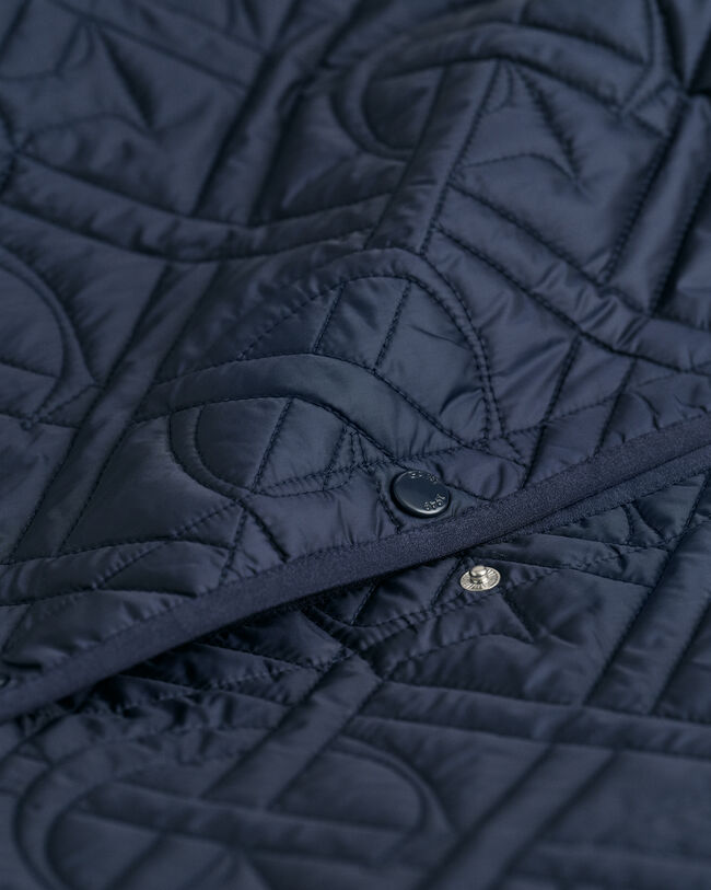 Teen Girls Monogram quiltet liner jakke